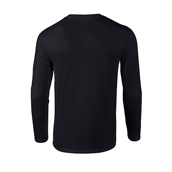 Gildan Unisex Vuxen Softstyle Enfärgad Långärmad T-Shirt M Svart Black M