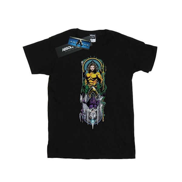 DC Comics Herr Aquaman Ocean Master T-shirt 3XL Svart Black 3XL