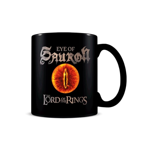Sagan om ringen Eye of Sauron Värmeförändrande mugg En one size Black/Orange One Size