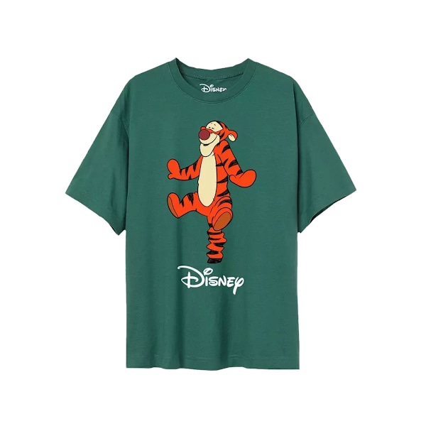 Winnie the Pooh Dam/Damer Tigger Hoppande T-shirt XL Skog Forest Green XL