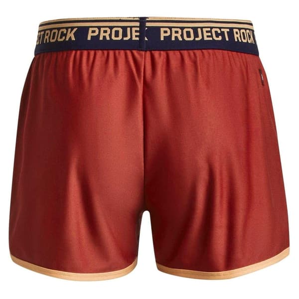 Under Armour Flickor Project Rock Chino Shorts 7-8 År Röd Red 7-8 Years