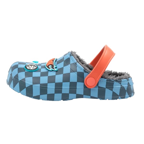 Hot Wheels Pojkar Rutiga Träskor 1 UK Blå Blue 1 UK