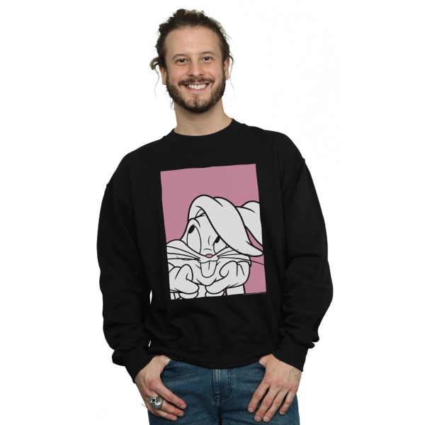 Looney Tunes Mens Bugs Bunny Adore Sweatshirt XL Svart Black XL