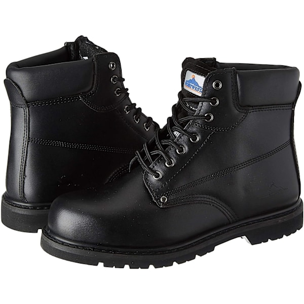 Portwest Steelite SBP HRO Lädersäkerhetskängor 10.5 UK Bla Black 10.5 UK