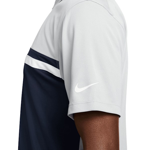 Nike Victory Dri-FIT Golf Polo Shirt L Light Smoke Grey/Obsidian Blue för män Light Smoke Grey/Obsidian Blue L