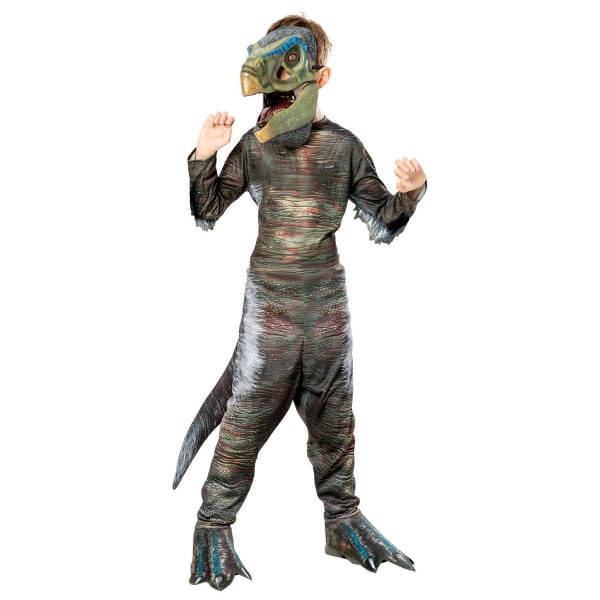Jurassic World Childrens/Kids Therizinosaurus kostym 7-8 år Brown 7-8 Years