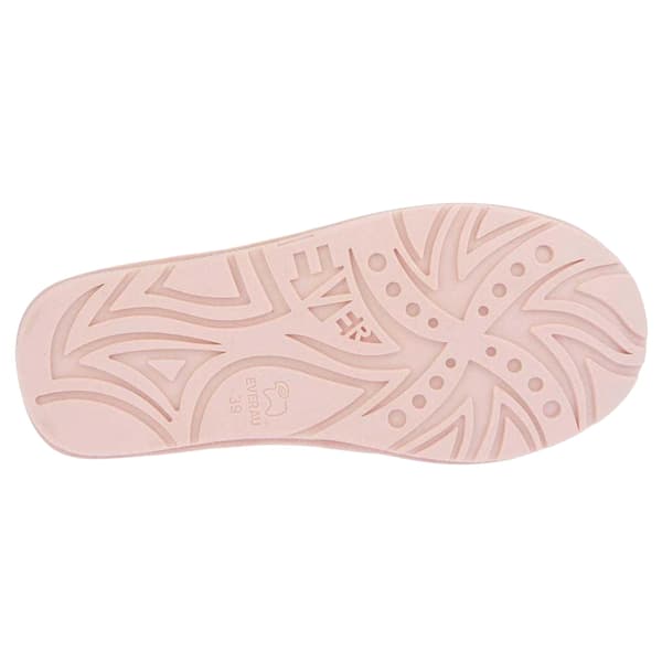 EverAu Tofflor för kvinnor/damer Harrier Mocka 4 UK Rosa Pink 4 UK