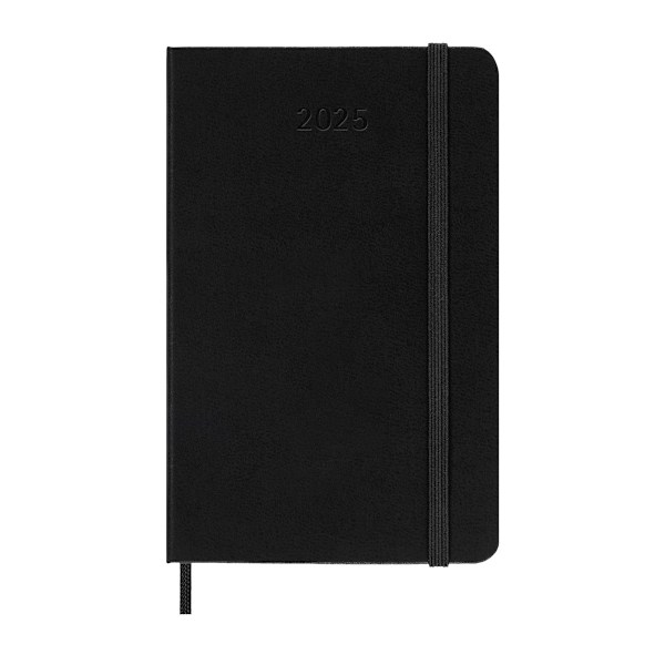 Moleskine 2025 Hårdpärm Planerare One Size Solid Black Solid Black One Size