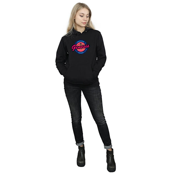 Genesis Womens/Ladies Neon Logo Hoodie S Svart Black S