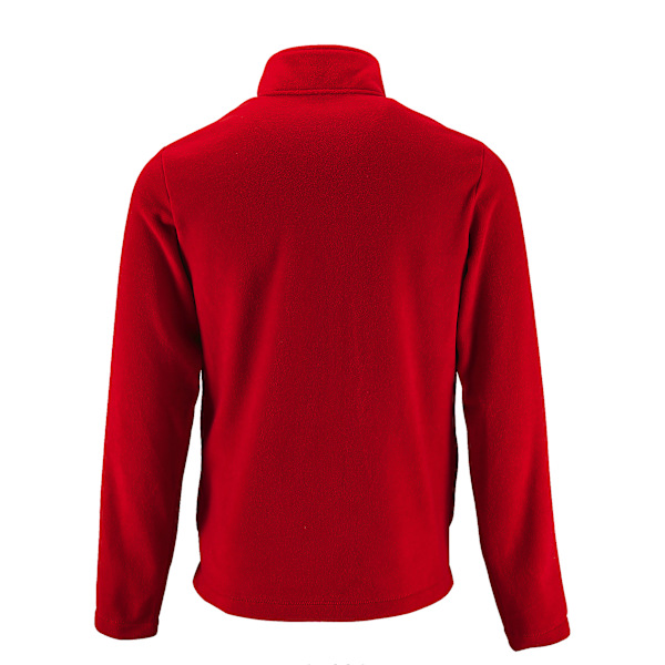 SOLS Herr Norman Fleece Jacka 3XL Röd Red 3XL