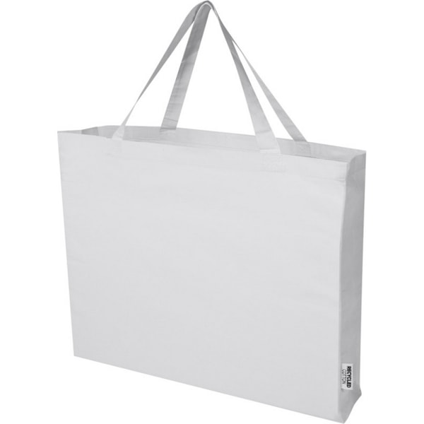 Odessa Återvunnen Bomulls Tote Bag Storlek One Vit White One Size