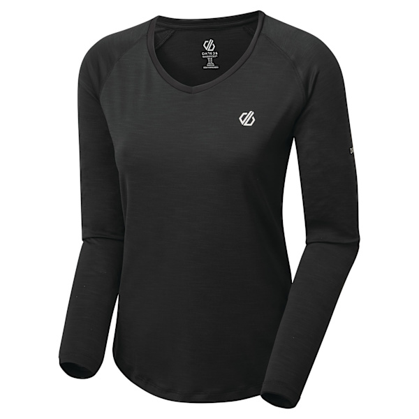 Dare 2B Dam/Kvinnor Discern Långärmad T-shirt 16 UK Svart Black 16 UK