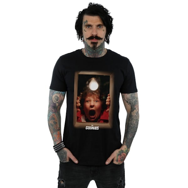 The Goonies Mens Chunk Scream T-Shirt M Svart Black M