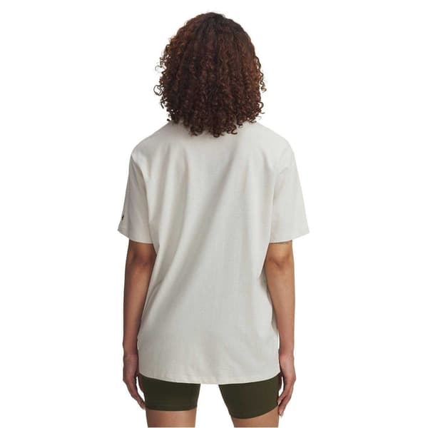 Under Armour Dam Campus UA Rival Wordmark Relaxed Fit White 10 UK