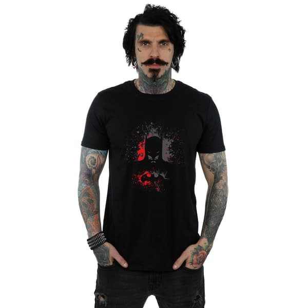 DC Comics Herr Batman Splash T-Shirt 4XL Svart Black 4XL