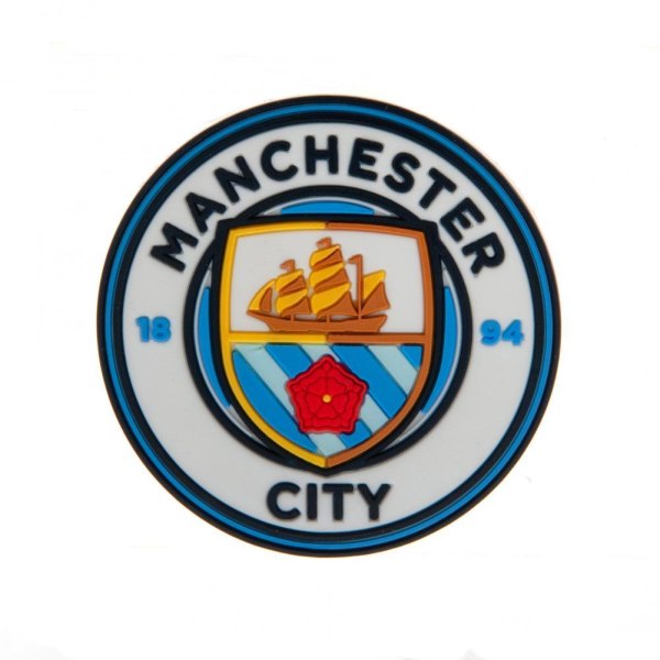 Manchester City FC 3D Kylskåpsmagnet En one size himmelsblå Sky Blue One Size