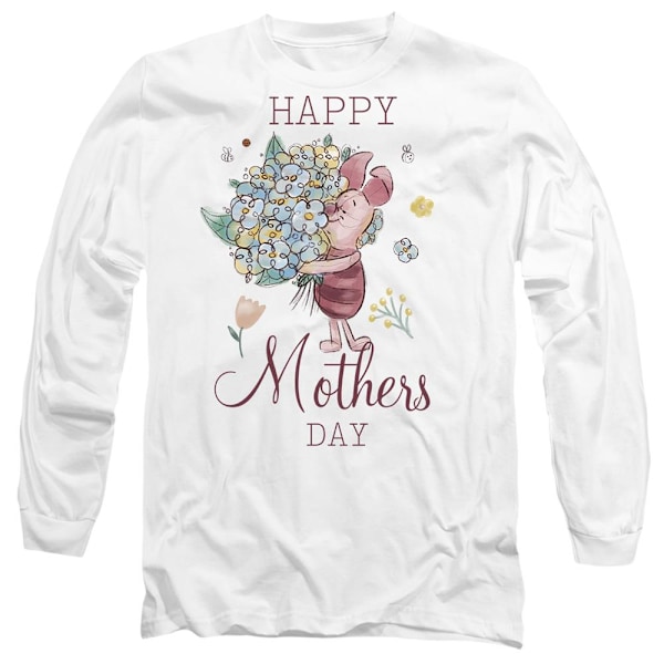 Nalle Puh Unisex Vuxen Glad Mors Dag Nasse T-Shirt S White S