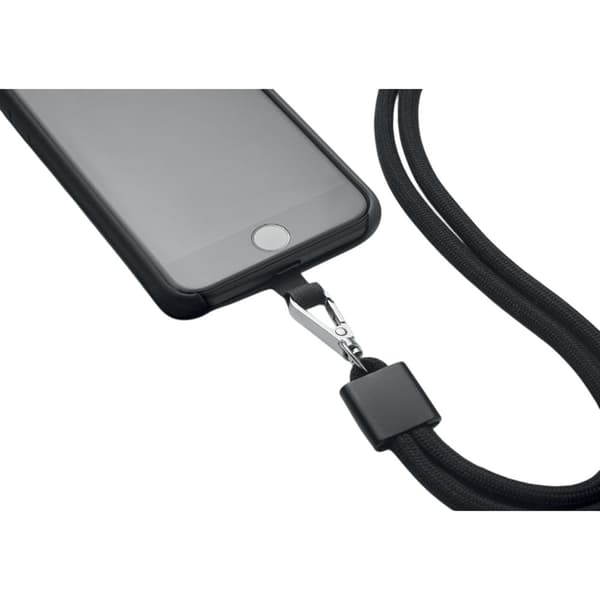 MidOcean RPET Telefonrem One Size Svart Black One Size