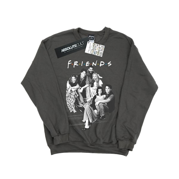 Friends Mens Group Stairs Sweatshirt L Charcoal Charcoal L