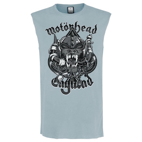 Amplified Unisex Adult Snaggletooth Crest Motorhead Tank Top L Strange Blue L