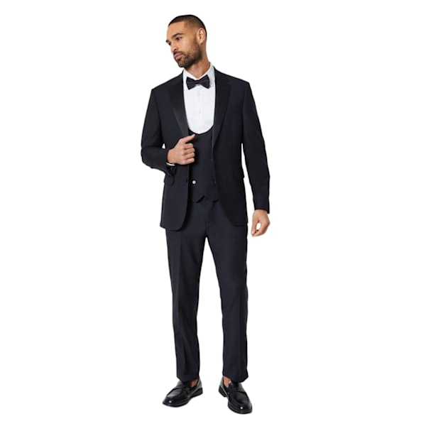 Burton Herr Tuxedojacka med Enkelknäppning, Skräddarsydd, 40R, Svart Black 40R