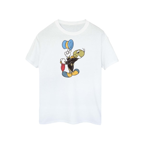 Disney Dam/Damer Pinocchio Jiminy Cricket Bomull Boyfriend White 4XL