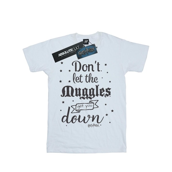 Harry Potter Boys Don´t Let The Muggles T-Shirt 5-6 År Vit White 5-6 Years