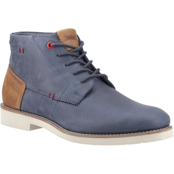 POD Herr Aries Oljat Läder Chukka Boots 7 UK Navy Navy 7 UK