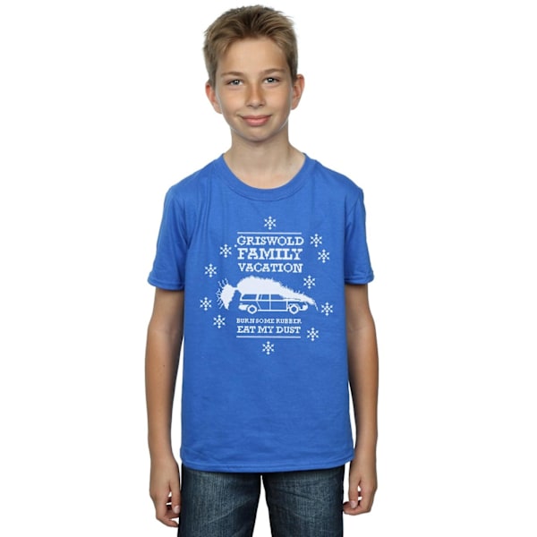 National Lampoon's Julfest Pojkar Ät Mitt Damm T-shirt Royal Blue 5-6 Years