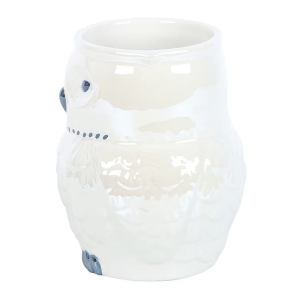 Something Different Iriserande Uggla Mugg One Size Vit/Blå White/Blue One Size