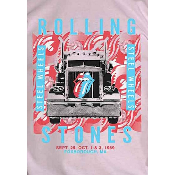 The Rolling Stones Unisex Adult Steel Wheels T-Shirt L Vit White L