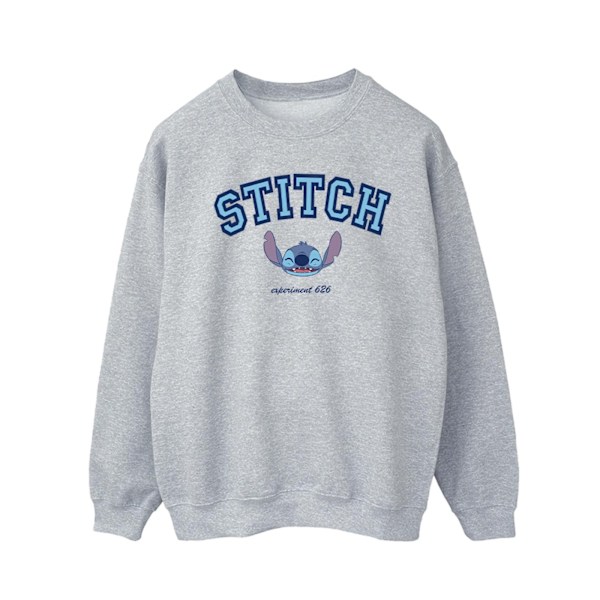 Disney Herr Lilo And Stitch Collegial Sweatshirt 3XL Sports Grå Sports Grey 3XL