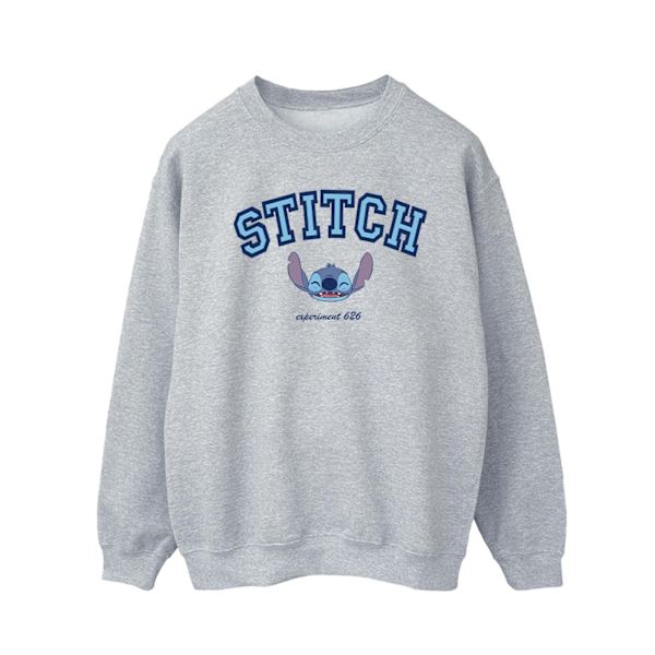 Disney Mens Lilo And Stitch Collegial Sweatshirt 4XL Sports Gre Sports Grey 4XL