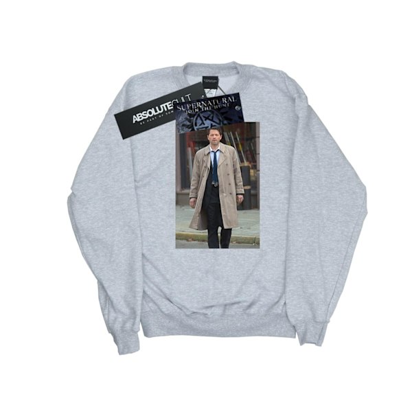 Supernatural Herr Castiel Foto Sweatshirt L Sports Grey Sports Grey L