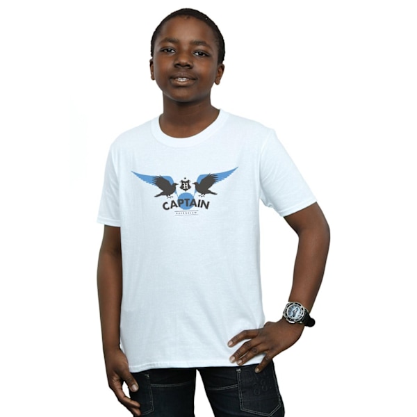 Harry Potter Pojkar Ravenclaw Kapten T-shirt 7-8 År Vit White 7-8 Years