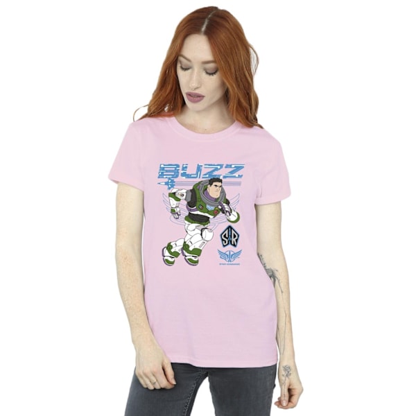 Disney Dam/Kvinnor Lightyear Buzz Run To Action Bomull Pojkvän Baby Pink M