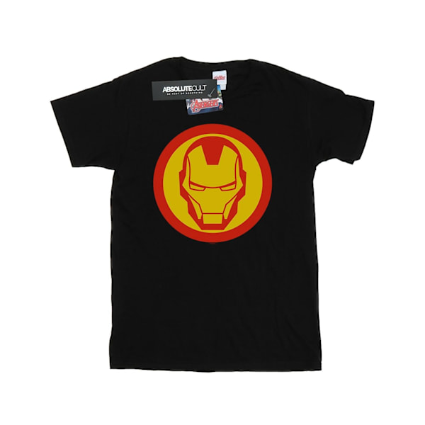 Marvel Herr Avengers Iron Man Enkel Symbol T-shirt S Svart Black S