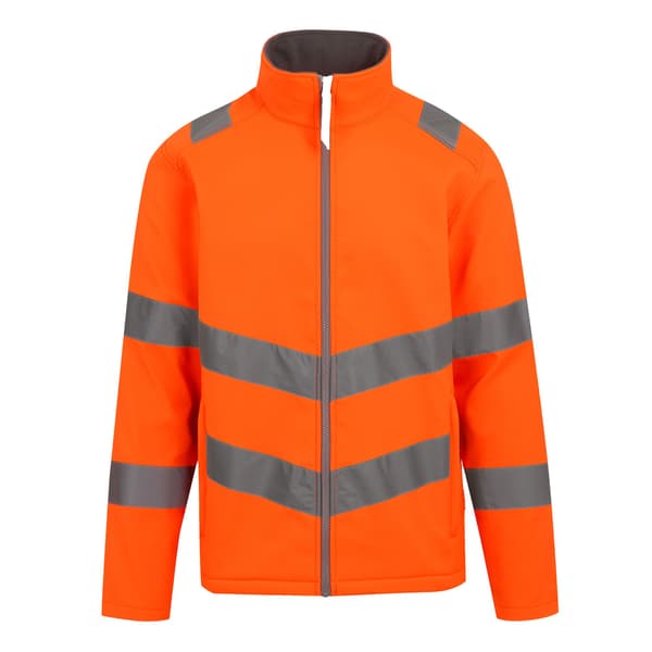 Regatta Professional Herr 2-Lagers Hi-Vis Soft Shell Jacka 4XL Orange 4XL