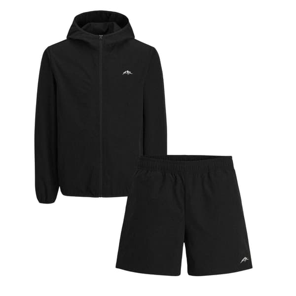 Jack And Jones Herr Avslappnad Passform Vindjacka Set M Svart Black M