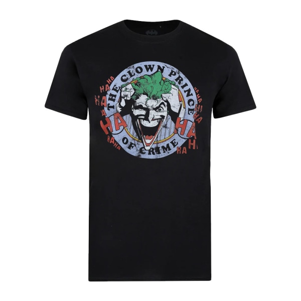 Batman Mens The Joker Emblem T-Shirt M Svart Black M