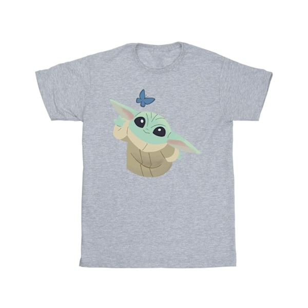 Star Wars The Mandalorian Butterfly Catching T-shirt för män 3XL S Sports Grey 3XL