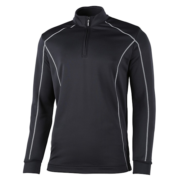 Rhino Seville 1/4 Zip Midlayer Sports Top M Svart Black M