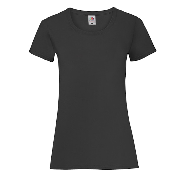 Fruit of the Loom Dam/Dam Lady Fit T-shirt S Svart Black S