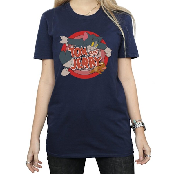 Tom och Jerry Dam/Dam Catch Bomull Boyfriend T-shirt XL N Navy Blue XL