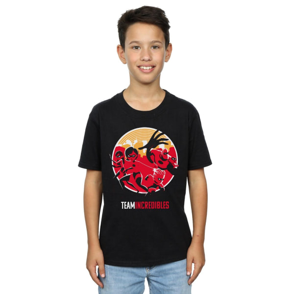 Disney Boys Incredibles 2 Team Incredibles T-shirt 9-11 år B Black 9-11 Years