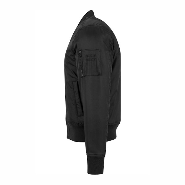 Bygg ditt varumärke Herr Kontrast Bomberjacka 4XL Svart Black 4XL