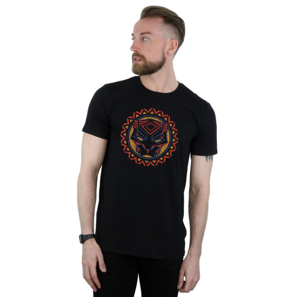 Marvel Herr Svart Panther Tribal Panther Icon T-shirt XL Svart Black XL