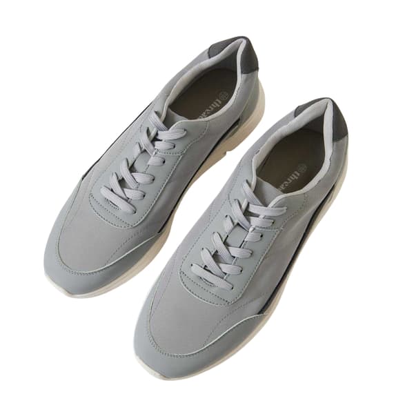 Threadbare Herr Ariba Textilträningsskor 11 UK Grå Grey 11 UK
