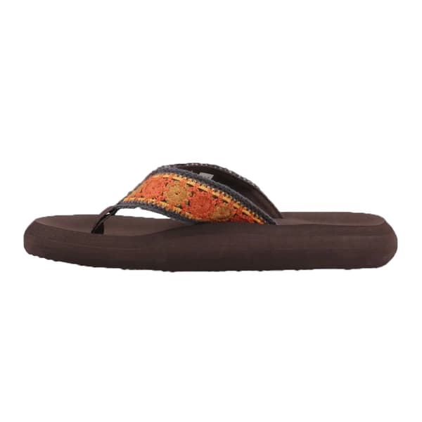 Rocket Dog Dam/Dam Spotlight Marlow Broderade Sandaler 3 Brown/Multicoloured 3 UK