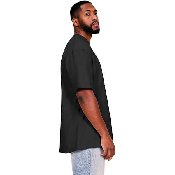 Casual Classics Herr Core Ringspun Bomull Tall Oversized T-Shir Black L